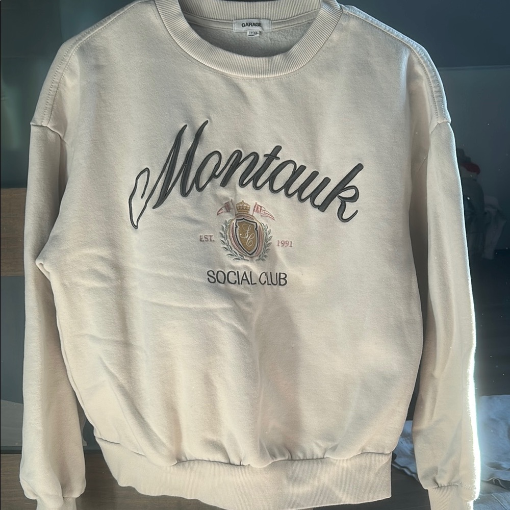 Social Club Cream Sweater